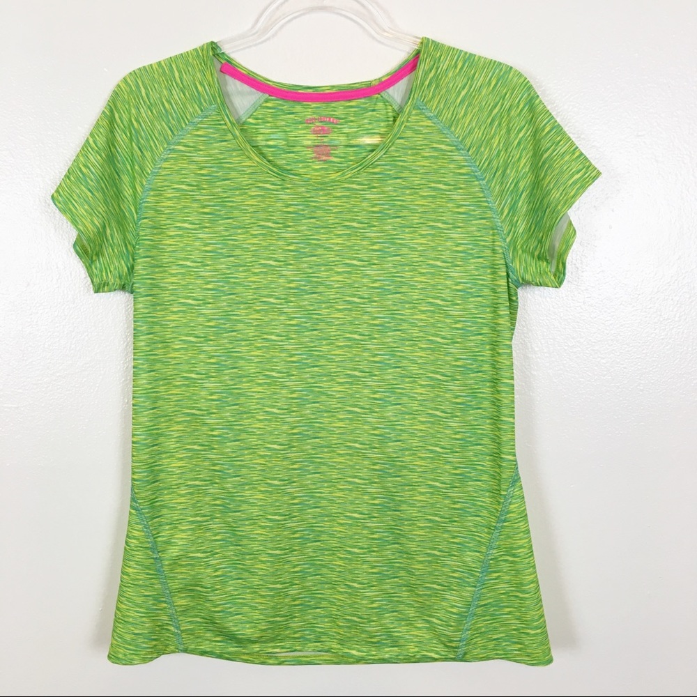 Reel Legends | Green + Yellow Rash Guard Tee